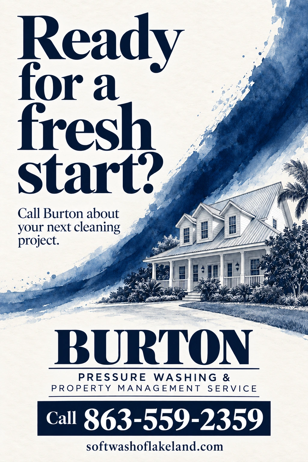 Burton Pressure Washing & Property Management Service — County advertisement