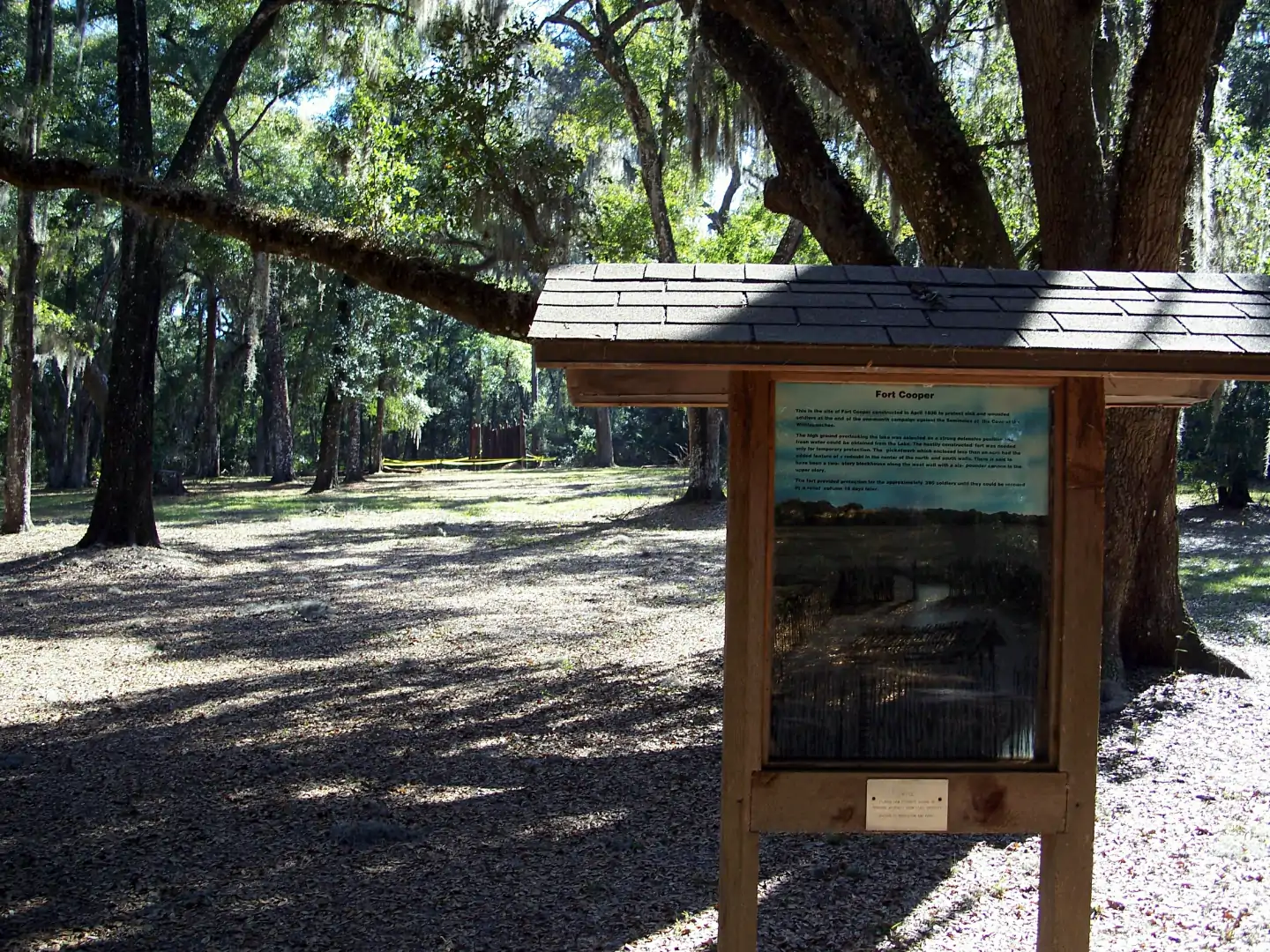 Fort Cooper State Park, in Inverness, Florida