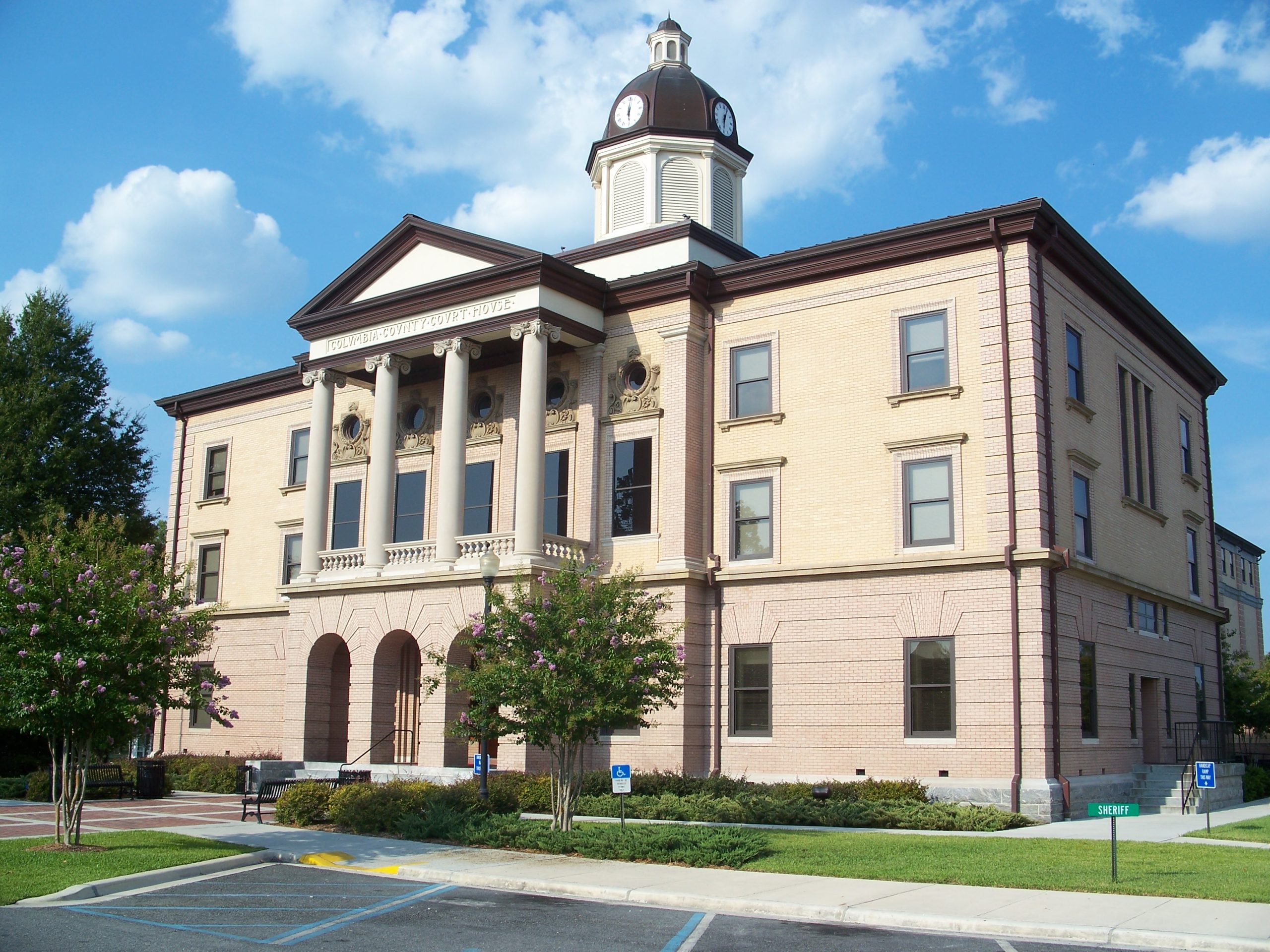 Columbia County Courthouse, in the Lake City Historic Commercial District, in Lake City, Florida