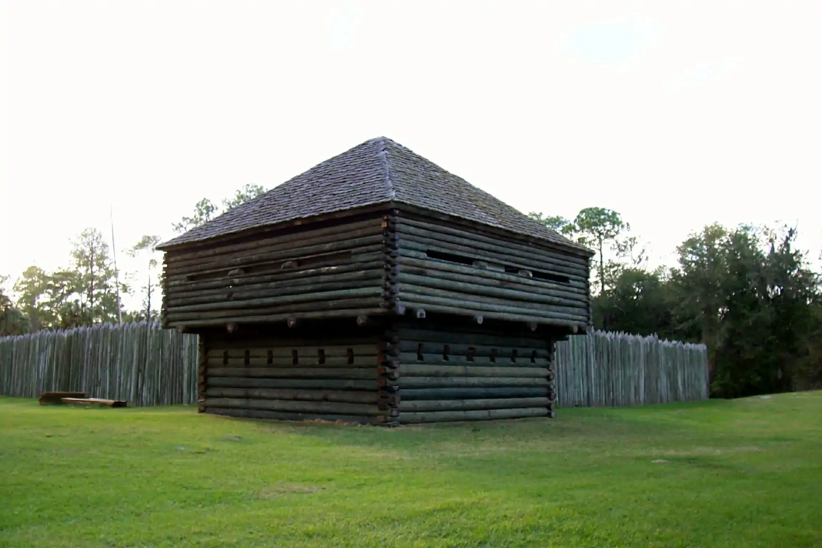 Fort Foster in Hillsborough River State Park, northeast Hillsborough County, Florida
