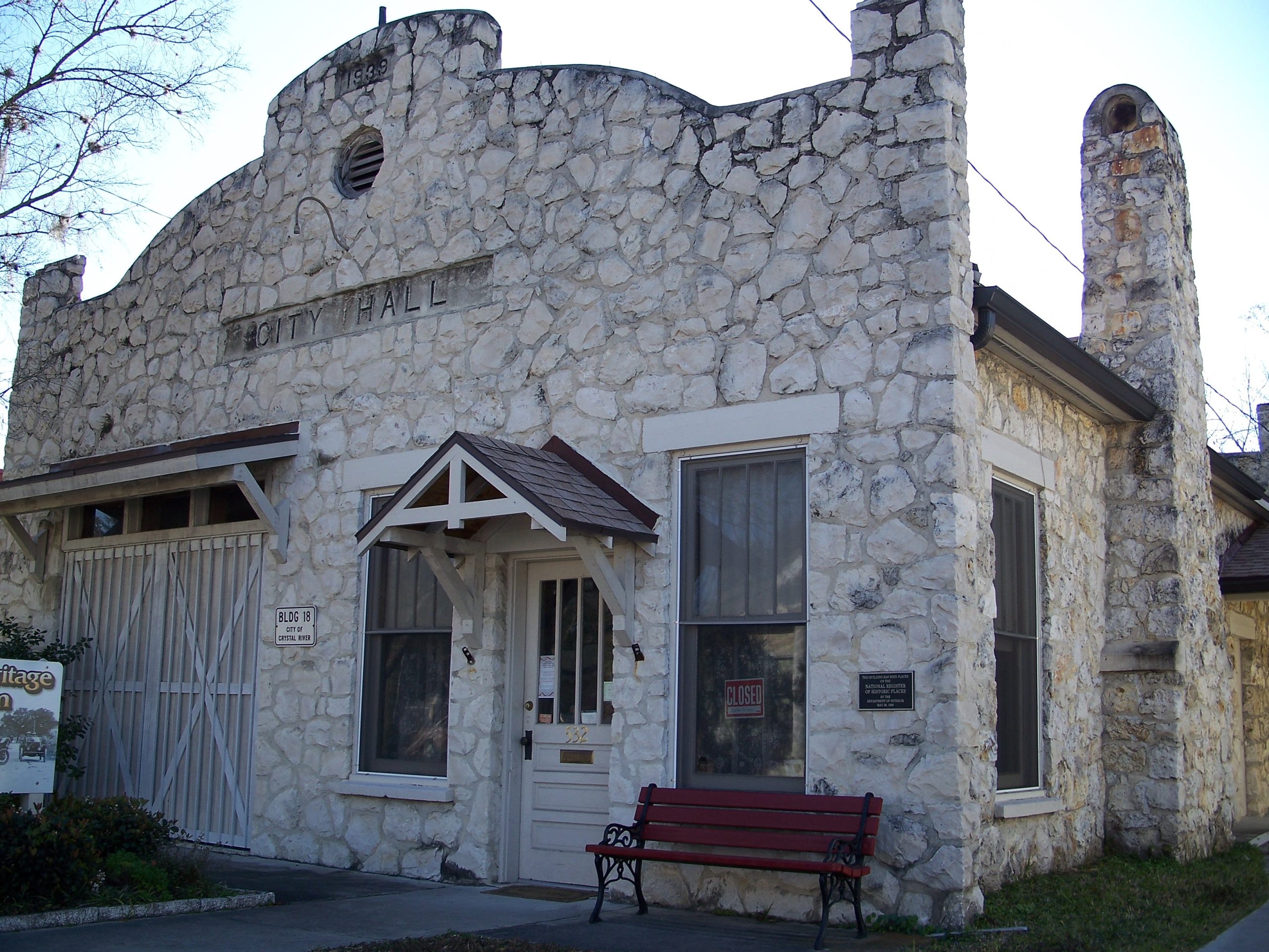 Old Crystal River City Hall, in Crystal River, Florida