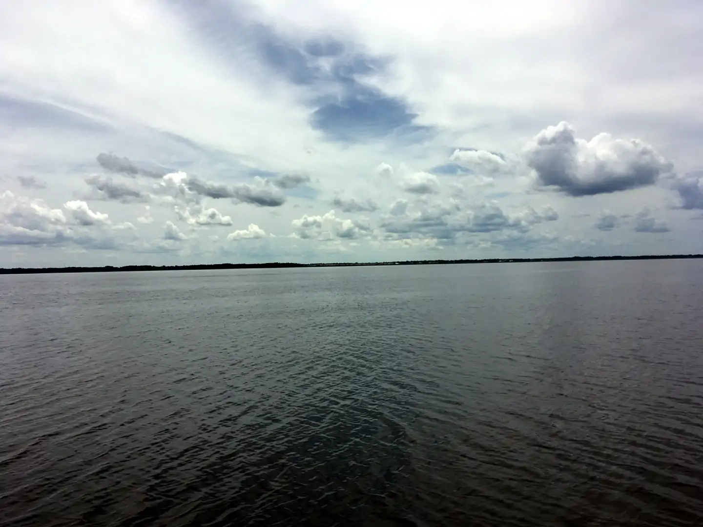 A view of Lake Tohopekaliga south of St. Cloud, Florida.