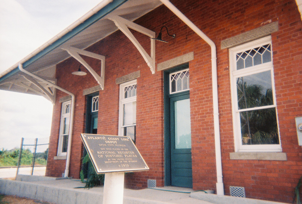 Atlantic Coast Line Railroad Depot, in Dade City, Florida