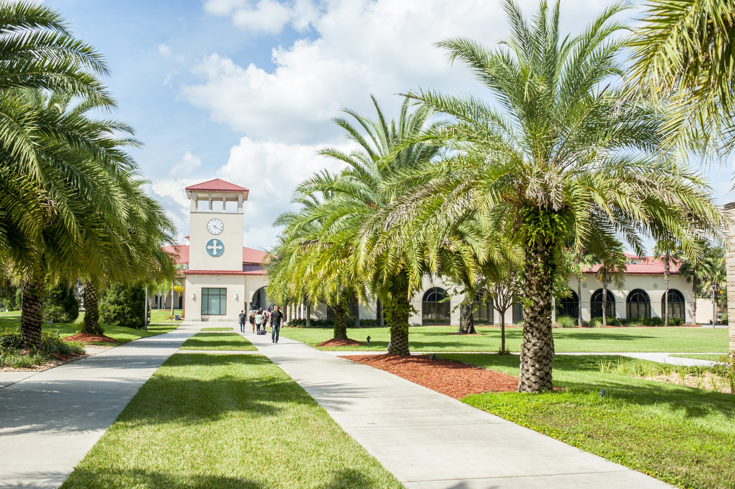 Saint Leo University main entrance at the home campus