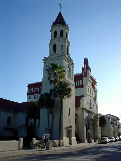 Cathedral-Basilica in St. Augustine, Florida.