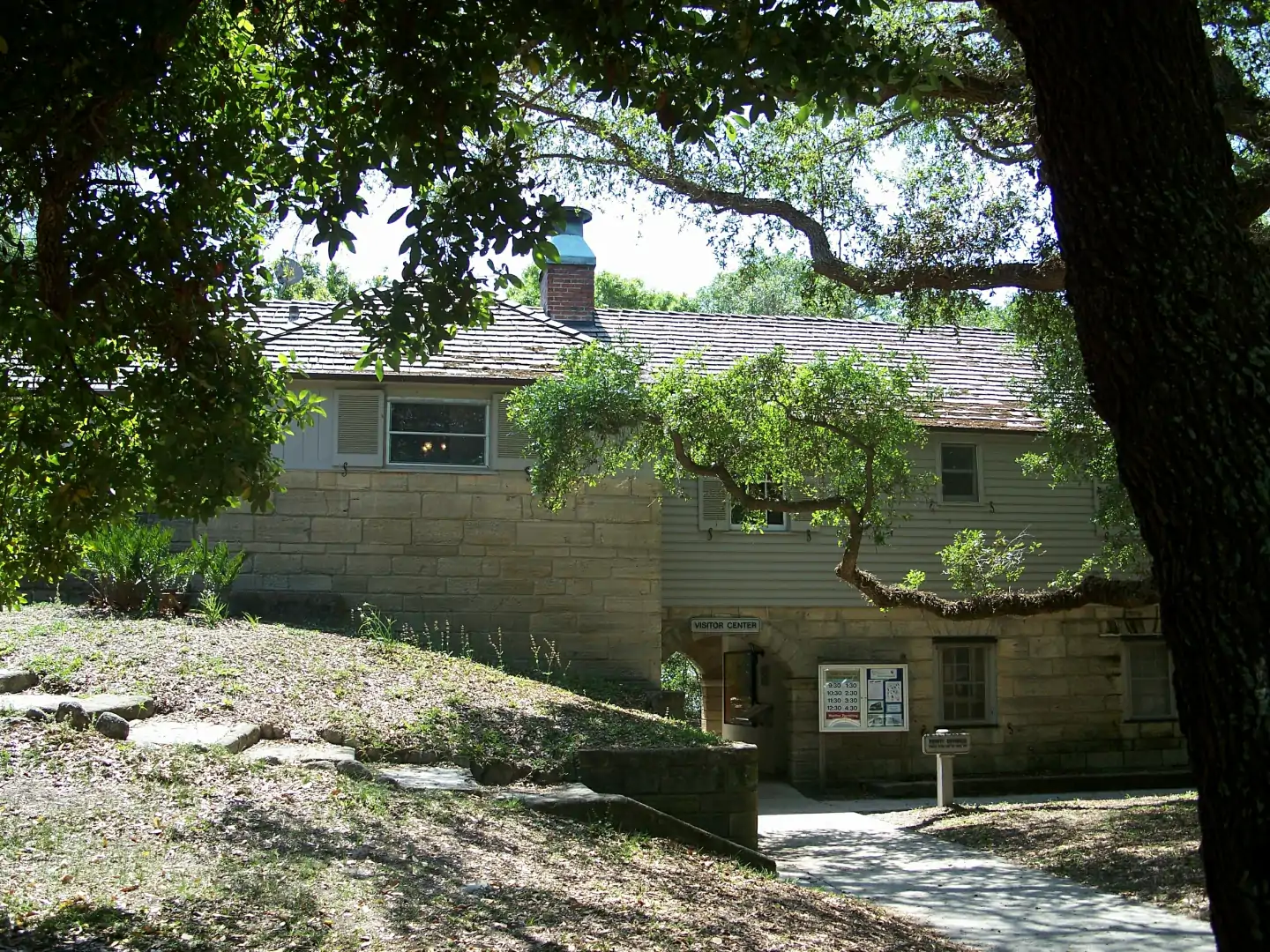 Visitor center at Fort Matanzas, near Crescent Beach, Florida