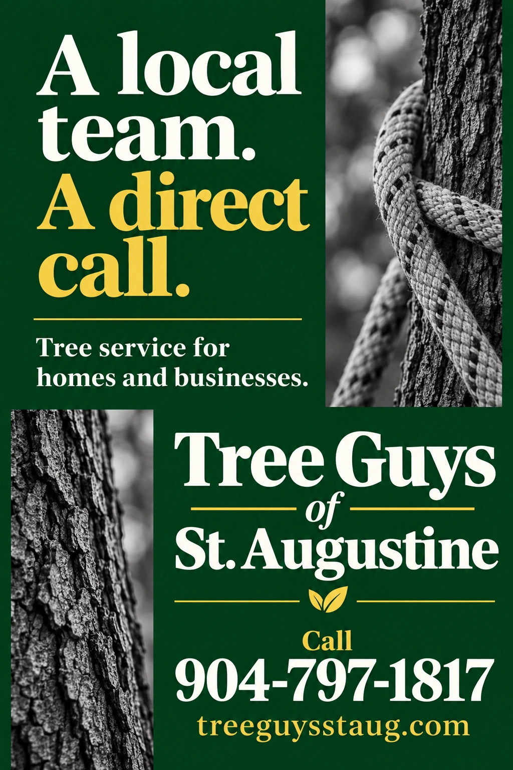 Tree Guys of St. Augustine — County advertisement