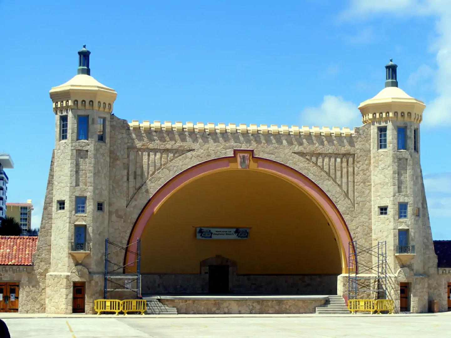 Daytona Beach Bandshell - beachside venue for concerts and other events.