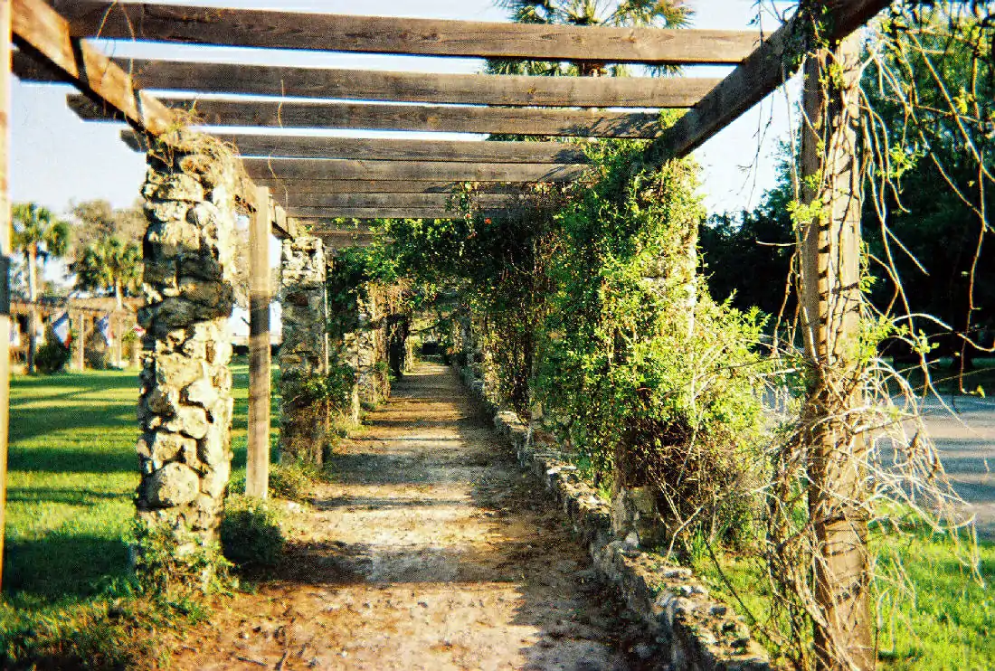 Plaza at Ravine State Gardens, in Palatka, Florida